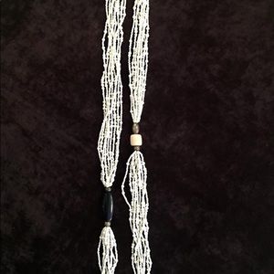 Silpada Bamboo Coral, Shell, Seed Beads, necklace